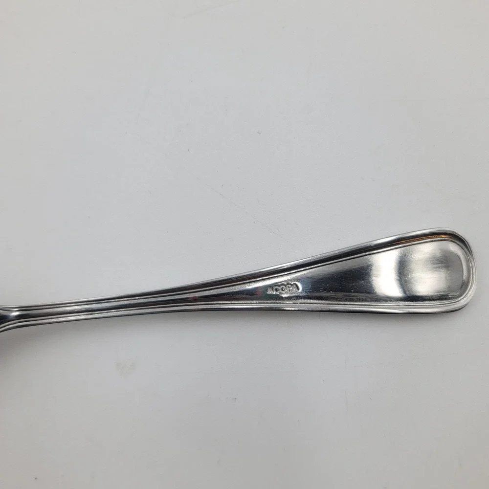 12pc Acopa Stainless Steel Dinner Forks Set Lydia Lansdale Pattern Silver 8.25